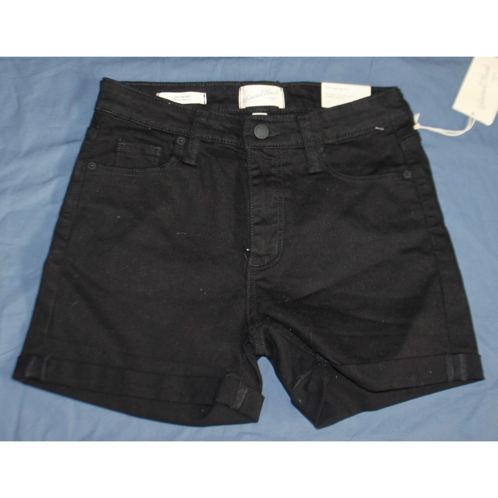 Women's High-Rise Midi cuff Shorts Universal Thread SZ 2